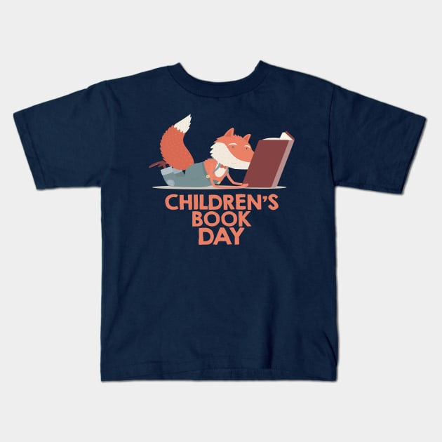 2nd April - Children's Book Day Kids T-Shirt by fistfulofwisdom